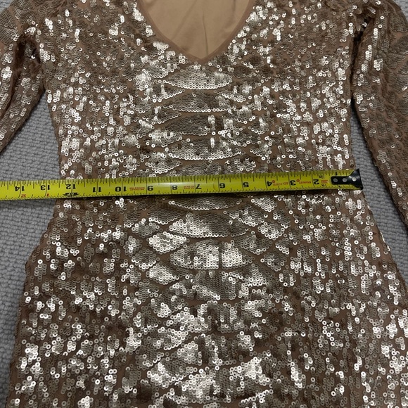 Brand new gold, sequin dress - Picture 7 of 12